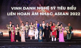 Vinh danh nghệ sỹ tiêu biểu Liên hoan âm nhạc Asean 2022