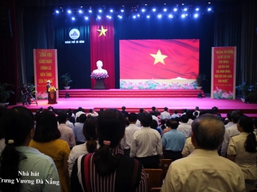 Lễ kỷ niệm 70 năm ngày chủ tịch Hồ Chí Minh ra lời kêu gọi thi đua ái quốc và biểu dương, khen thưởng tập thể. cá nhân tiêu biểu trong phong trào thi đua yêu nước thành phố Đà Nẵng